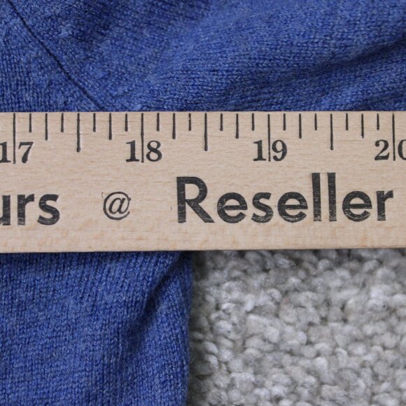 Peter Millar Sweater Men Small Blue 1/4 Zip 100% Merino Wool Pullover Sweatshirt - Picture 12 of 14